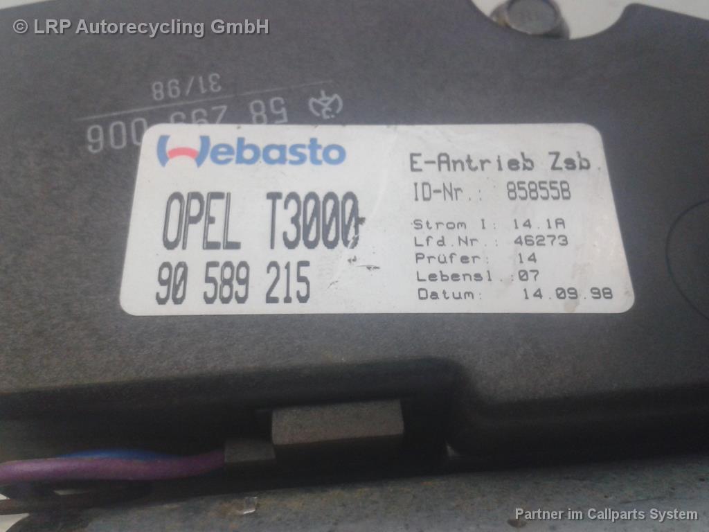 Opel Astra G Motor Schiebedach 90589215 BJ1999