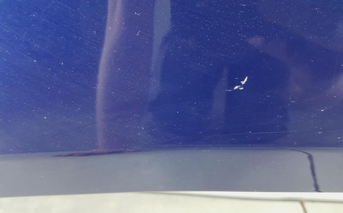 Nissan Micra K12 Motorhaube Frontklappe in BW6 Dark Blue Perl Bj2003