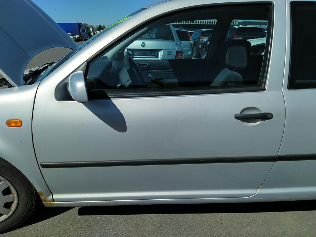 VW Golf 4 T&uuml;r vorn links Fahrert&uuml;r 3-t&uuml;rig satinsilbermetallic LB7Z Bj.1998