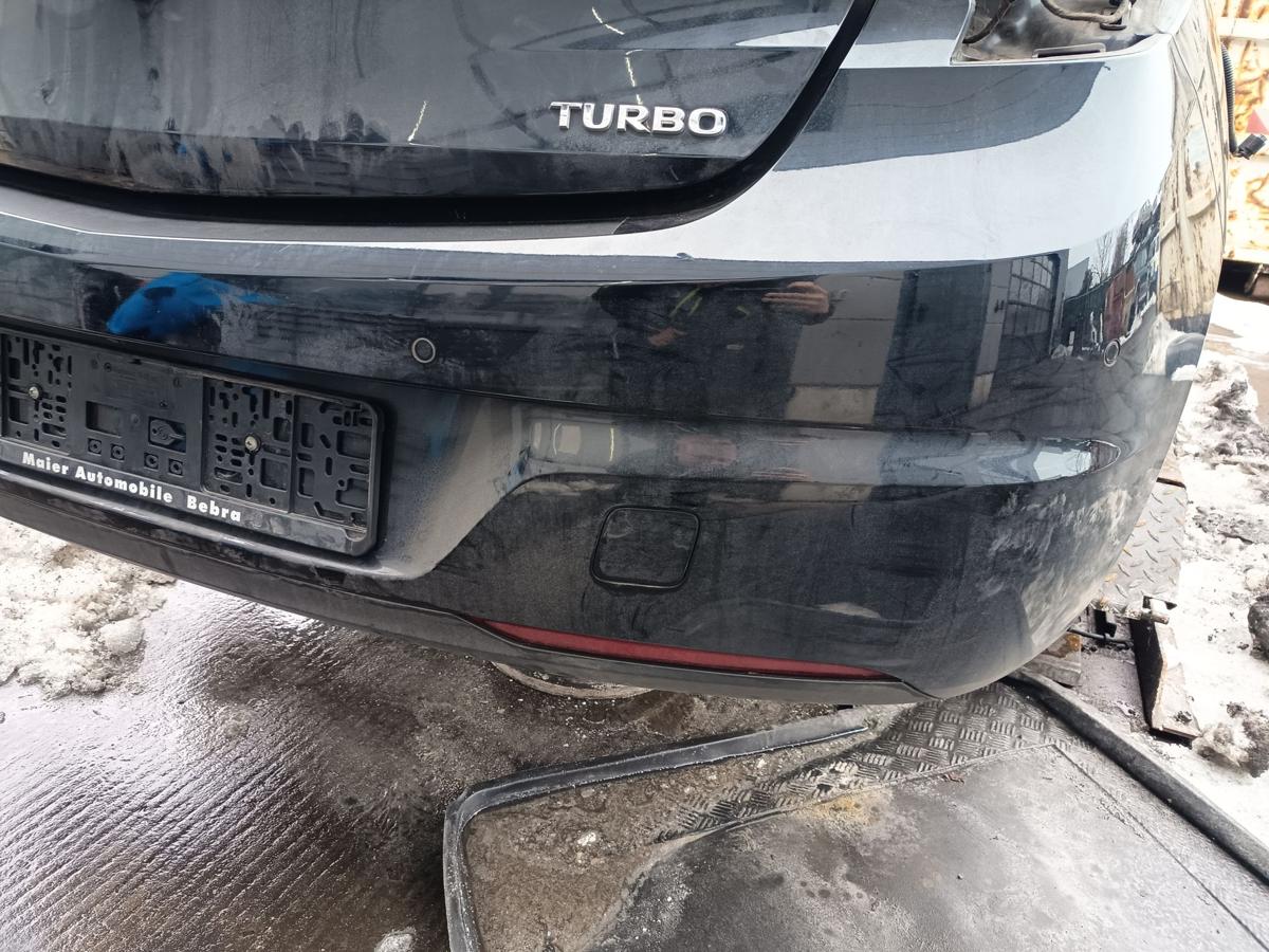 Opel Astra K Schr&auml;gheck orig Sto&szlig;stange hinten PDC Z22X Blau vor Facelift Bj 18