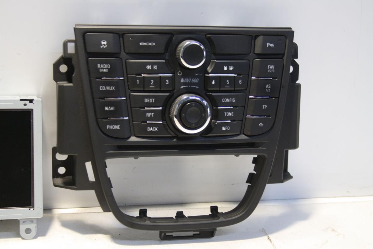 Opel Astra J orig Navigationssystem Steuergerät Bedieneinheit Display Bj 2012