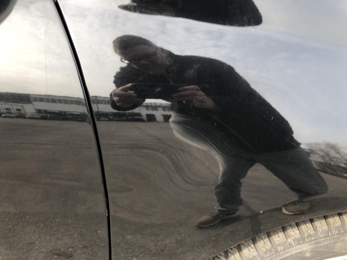 Mercedes A Klasse W169 Kotfl&uuml;gel vorn rechts Beifahrerseite 696 Nachtschwarz