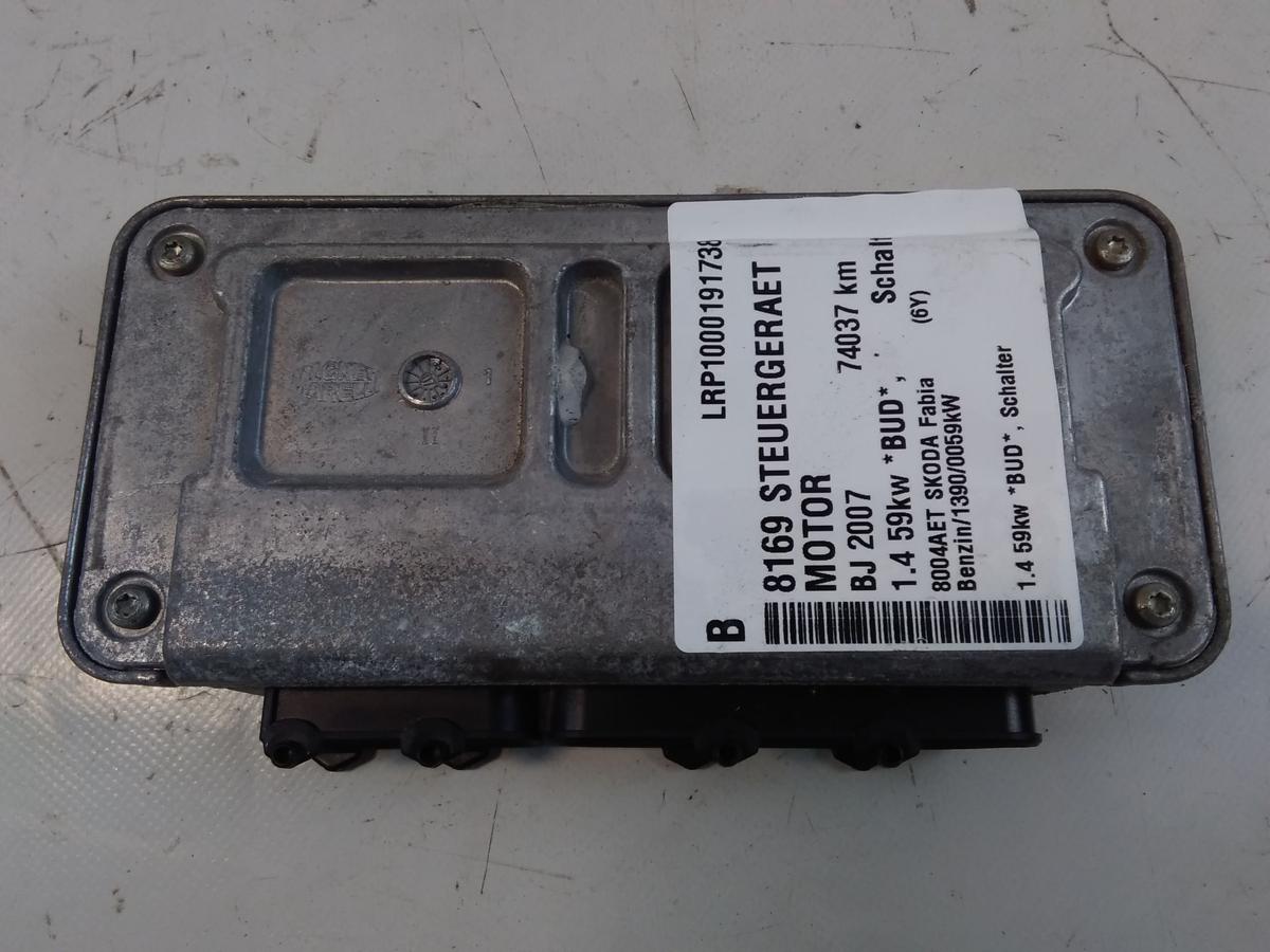 Skoda Fabia 6Y Steuergerät Motor 03C906024AB 6160142001 MAGNETI MARELLI BJ2007