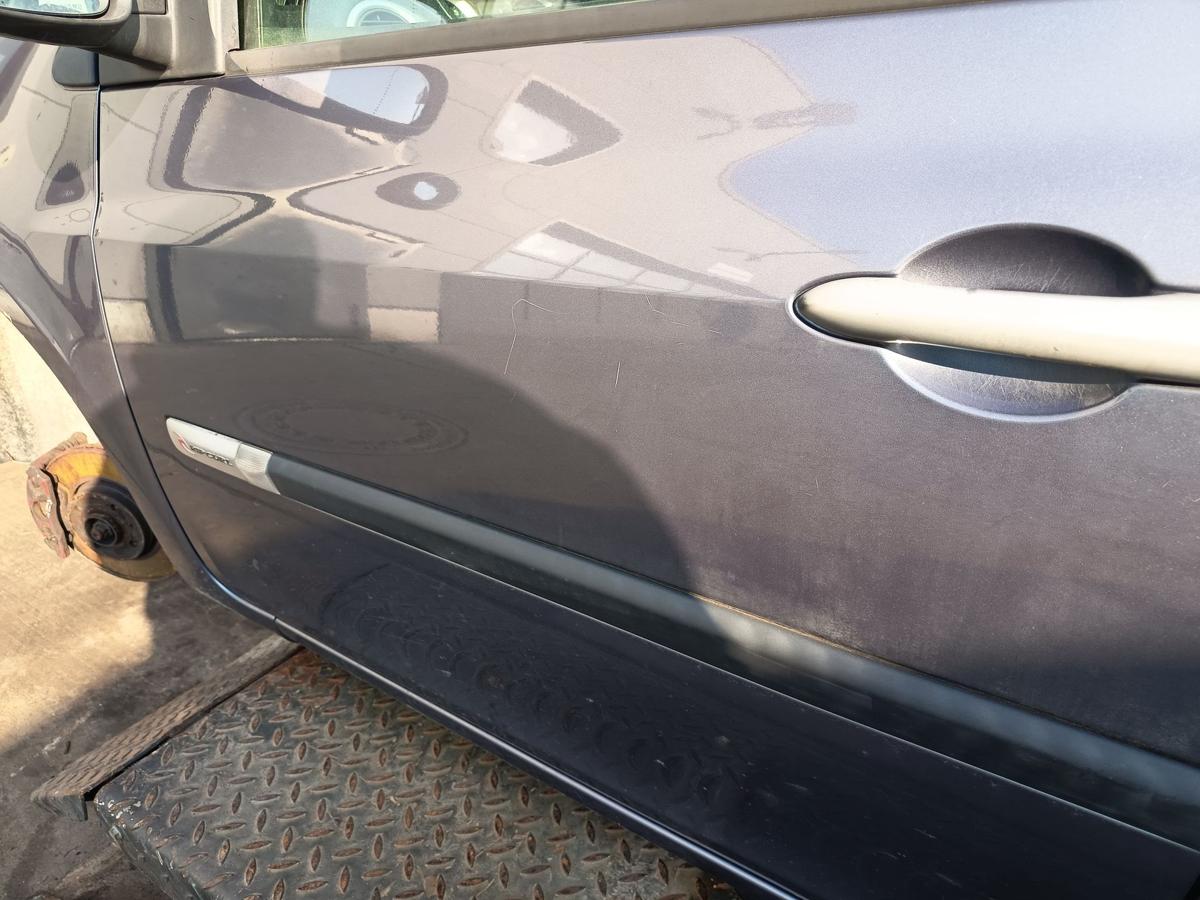 Renault Clio III Kombi original T&uuml;r vorne links TEJ47 Blue Gris Baujahr 2008