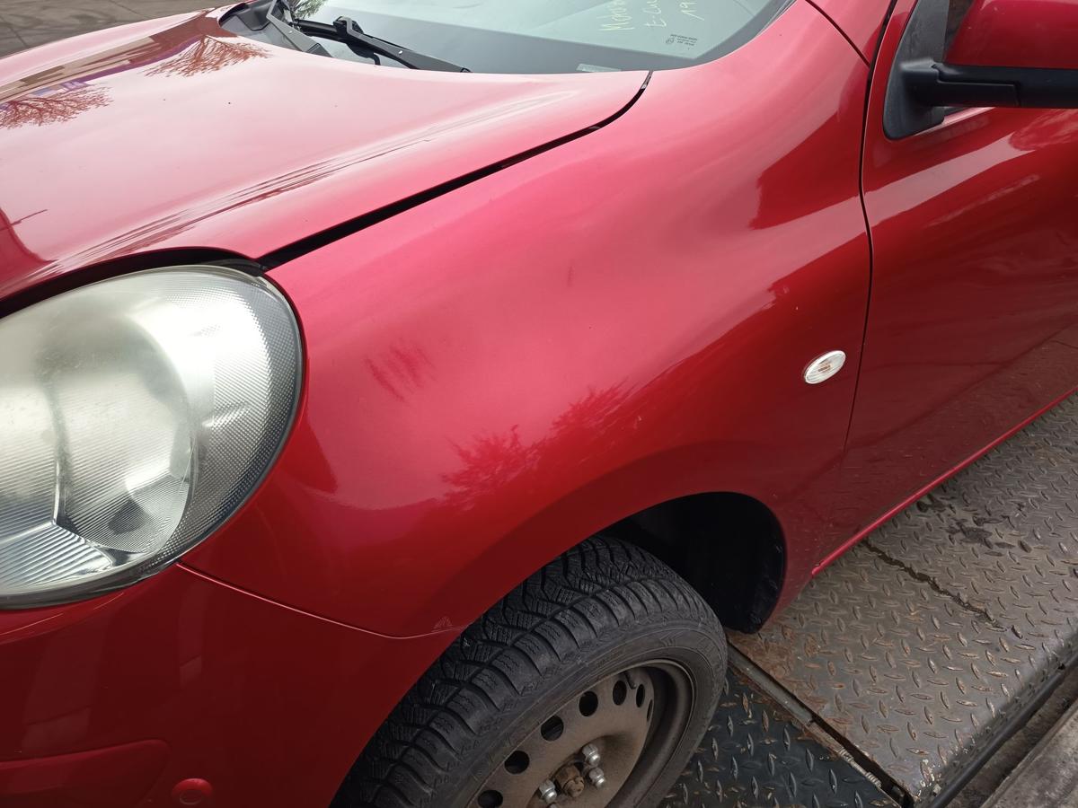 Nissan Micra K13 original Kotfl&uuml;gel links Seitenteil AY4 Kaminrot Bj 2013