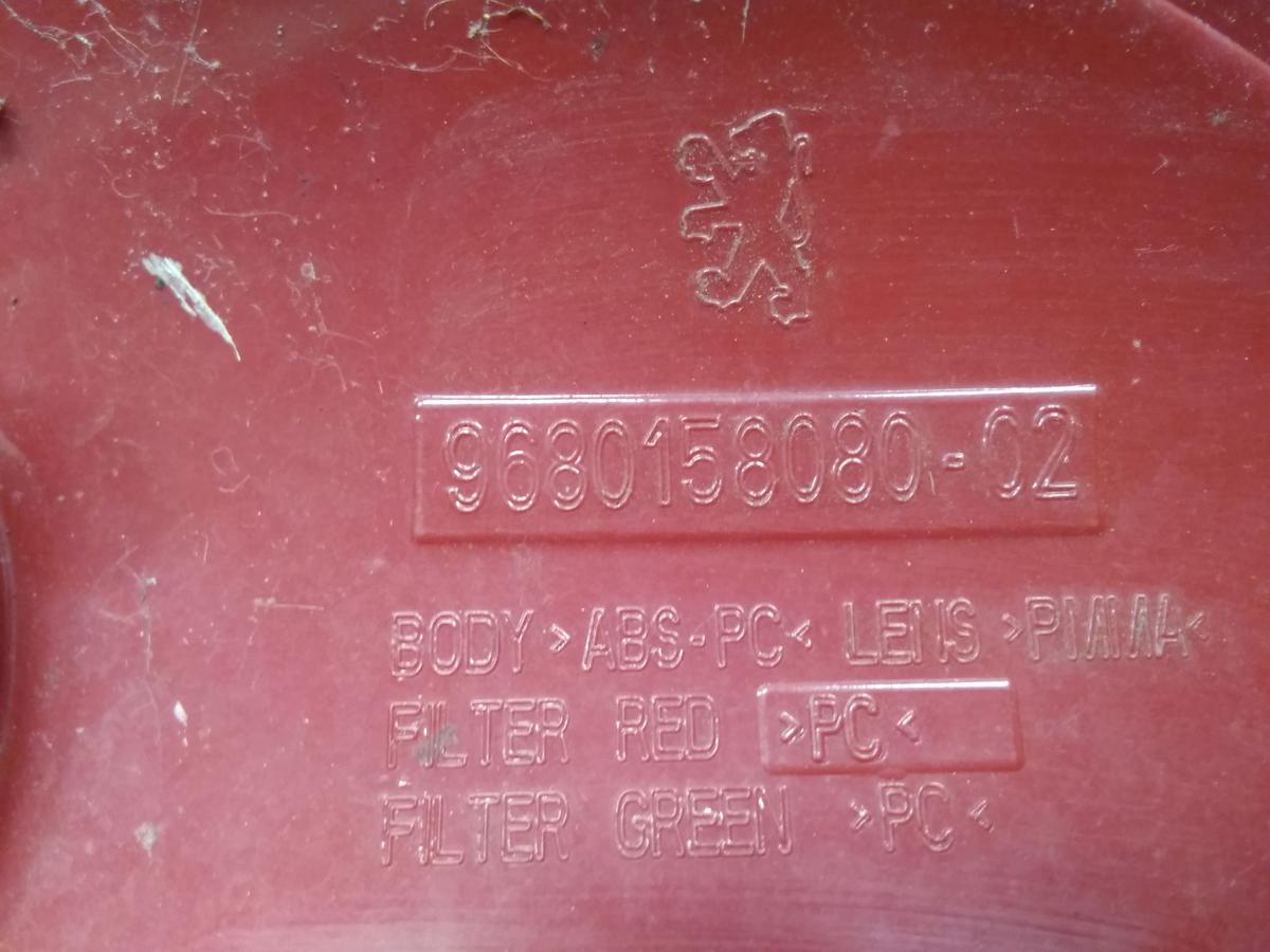 Peugeot 207 SW original R&uuml;ckleuchte Heckleuchte Schlussleuchte links rot BJ2009