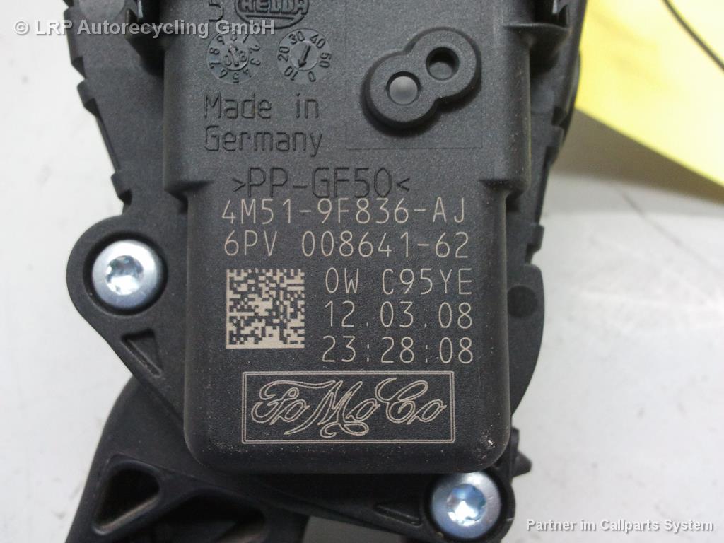 Volvo C30 M BJ2008 Pedal Gaspedal 4M519F836AJ Hella 6PV00864161