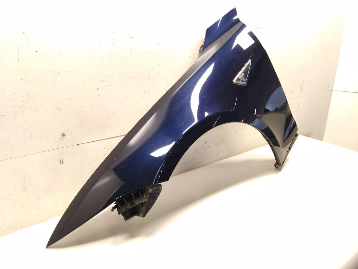 Tesla Model S original Kotfl&uuml;gel vorn links PMMB pacificblue BJ2014