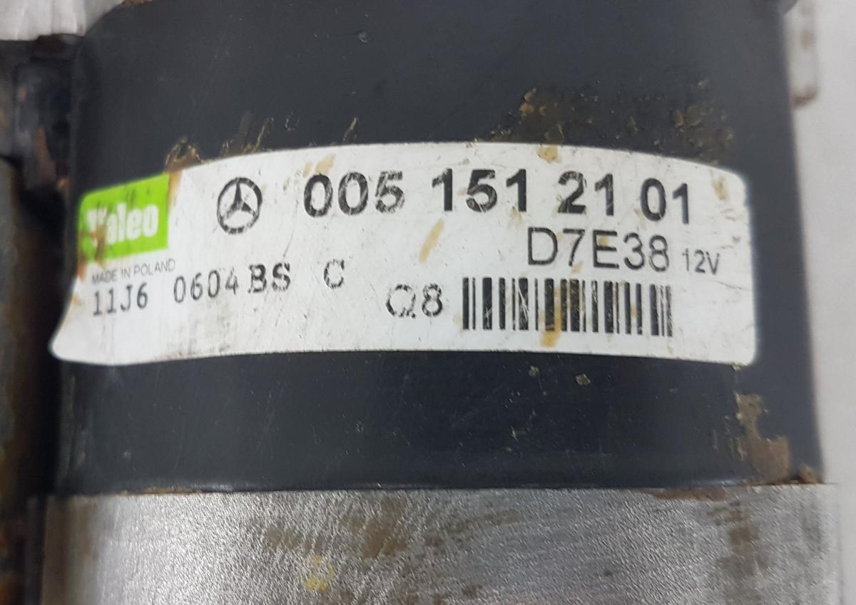 Mercedes A Klasse W169 Anlasser Starter 0051512101 D7E38 Bj2007 1,7 85kw 266940