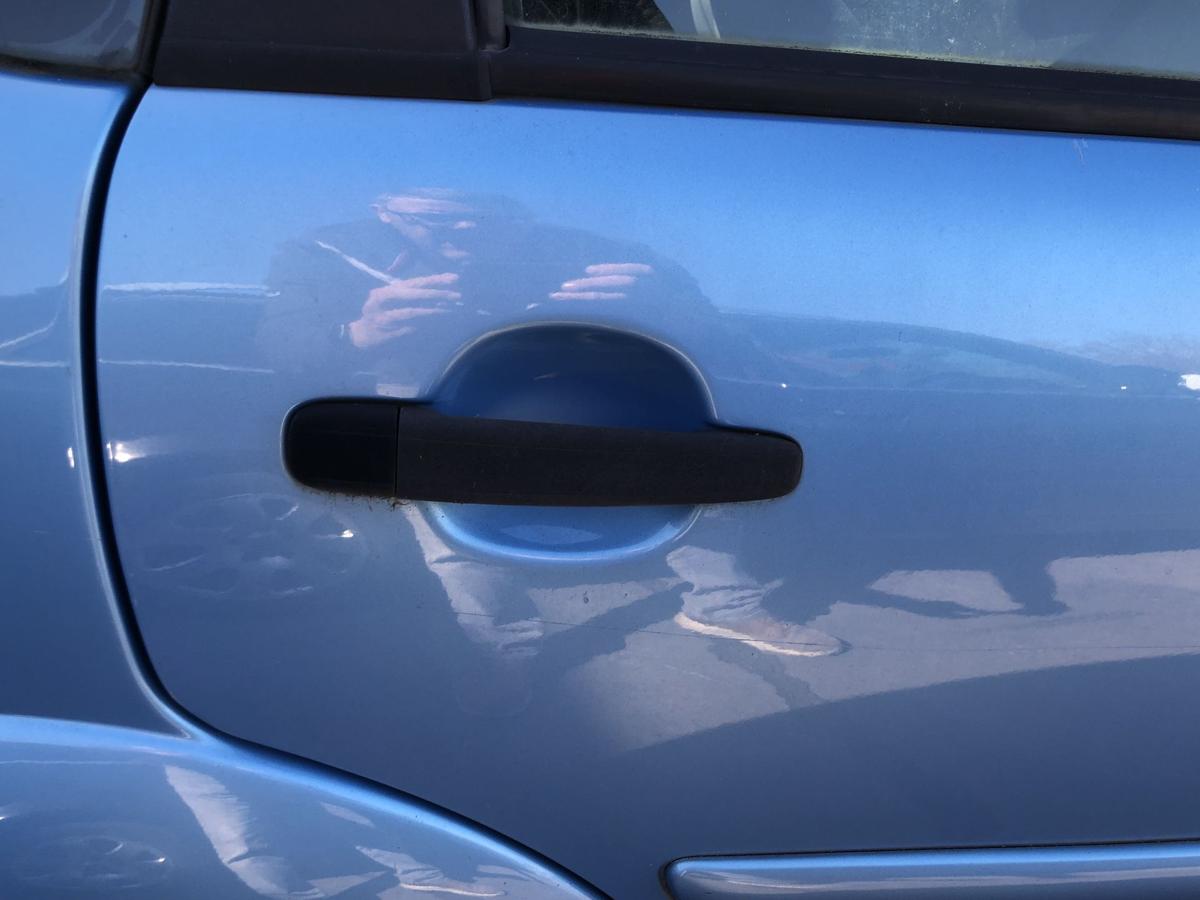 Citroen C3 Typ F T&uuml;r hinten rechts Fondt&uuml;r Rohbau KMY Lucia Blau Metallic