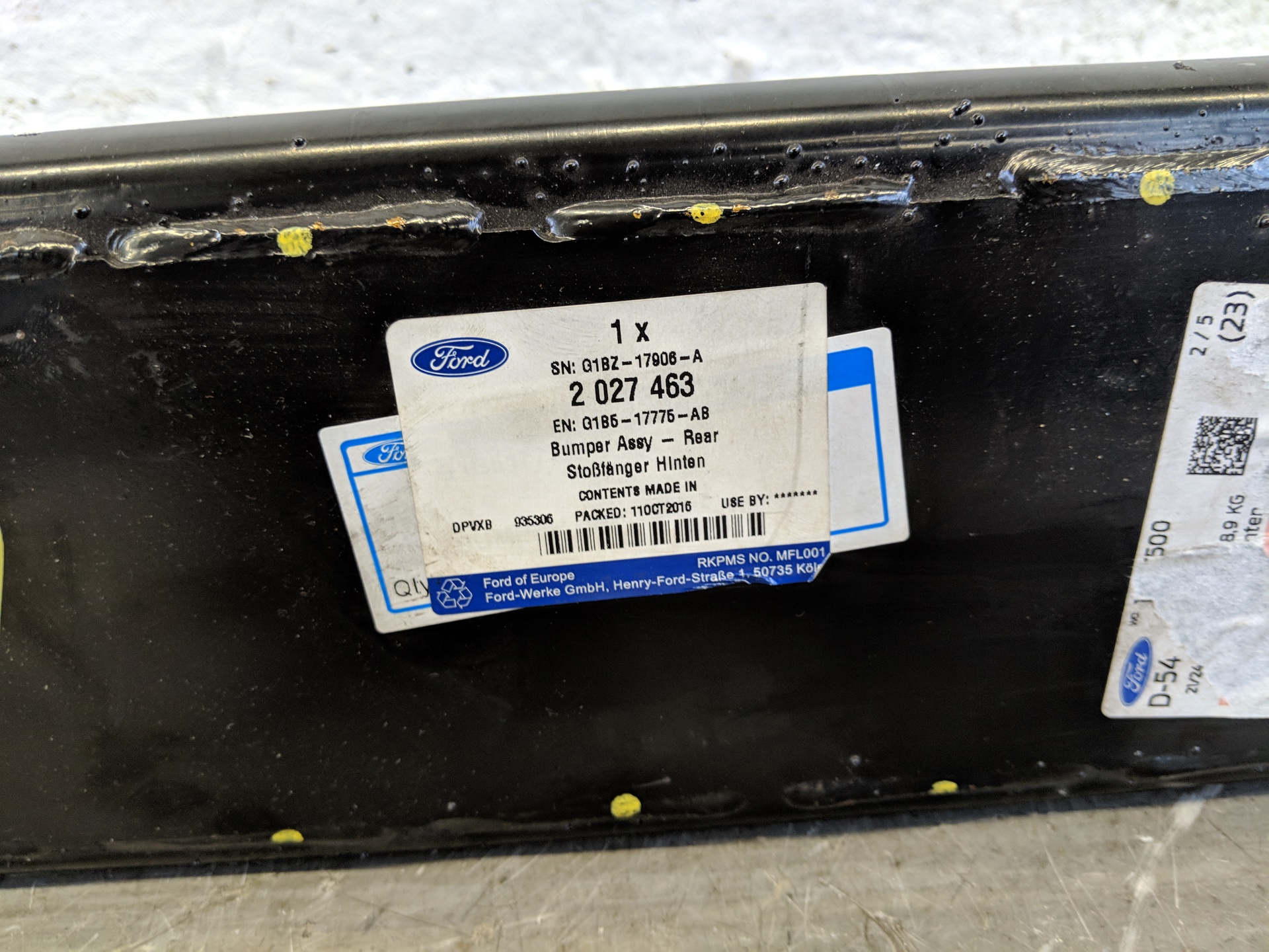 Ford Ka Plus CDU Bj 17 Träger Verstärkung Stossfänger hinten 2027463