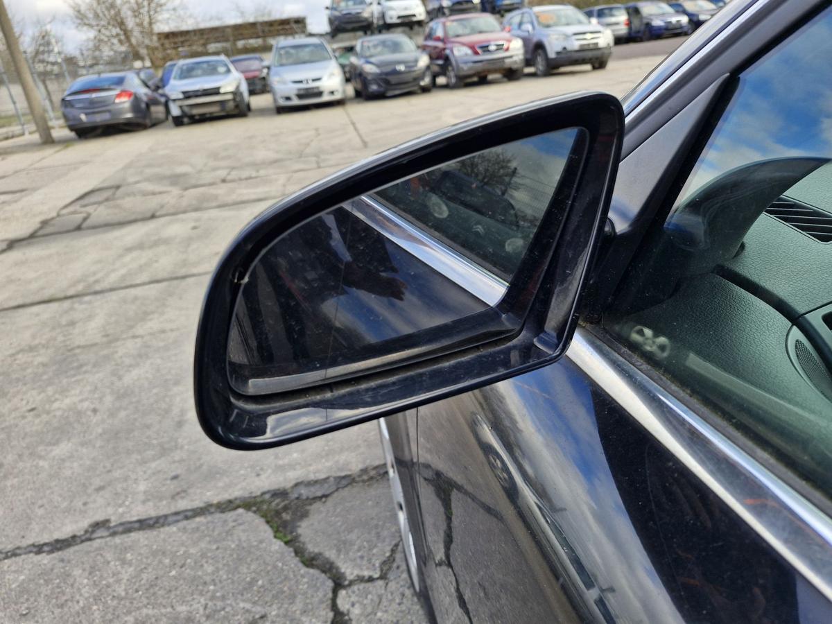 Audi A4 8E B6 BJ04 Au&szlig;enspiegel links elektrisch LY9B Brillantschwarz Spiegel