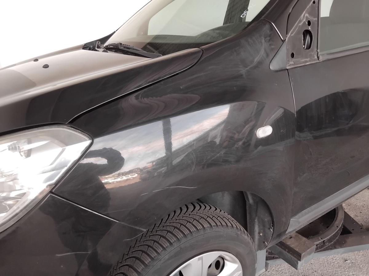 Dacia Lodgy original Kotfl&uuml;gel vorn links NV676 Perlmuttschwarz BJ2012