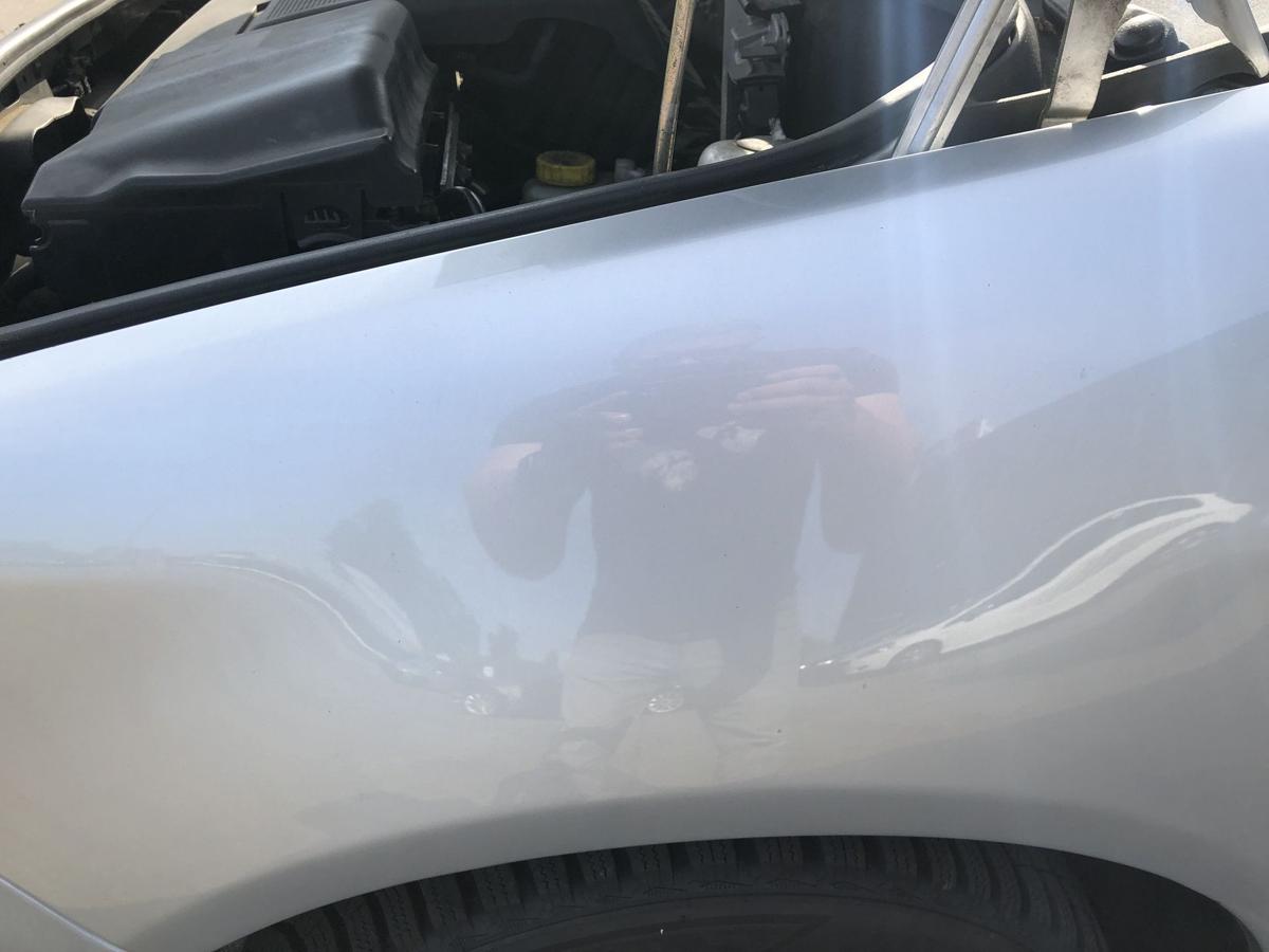 Skoda Fabia 6Y Kotfl&uuml;gel vorn links Fahrerseite LF7T Diamant Silber Metallic