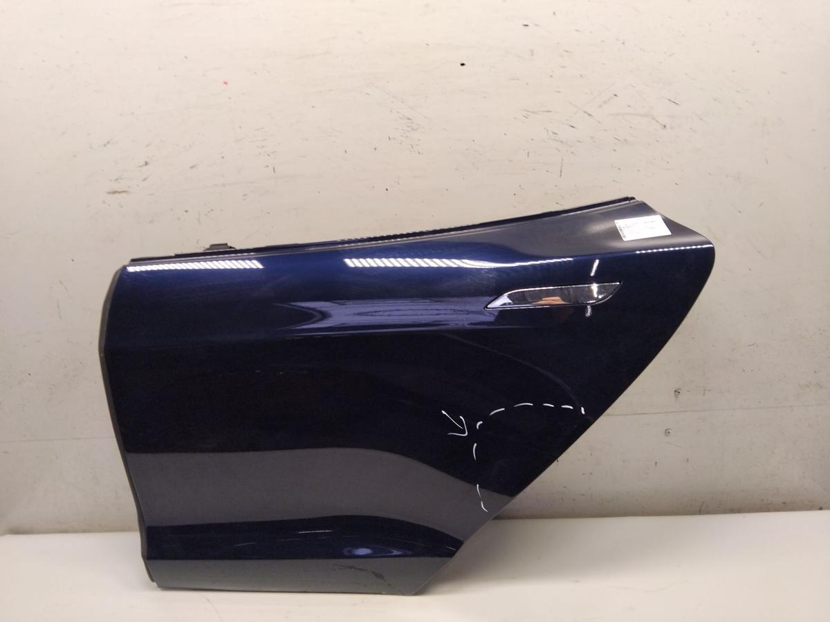 Tesla Model S original T&uuml;r hinten links PMMB pacificblue M&auml;ngel BJ2014