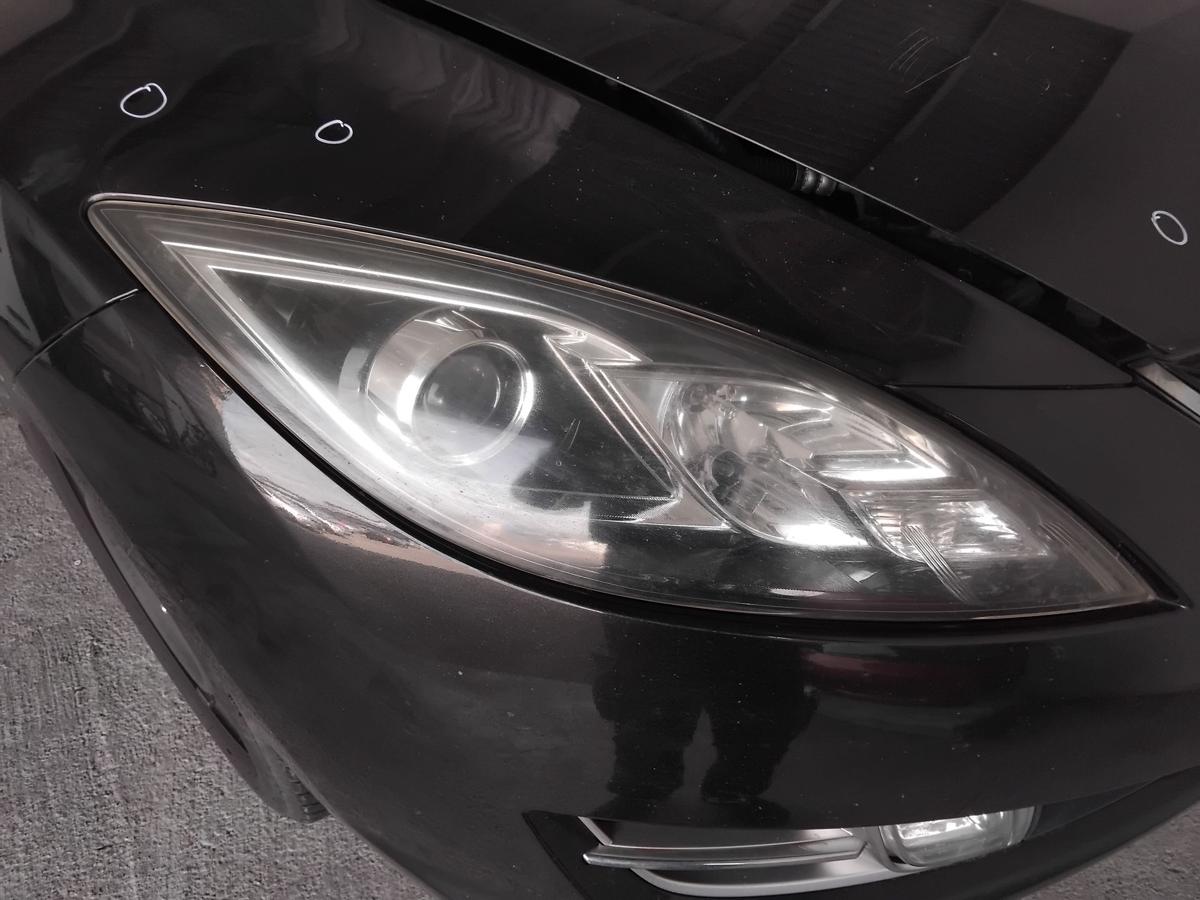 Mazda 6 II GH original Scheinwerfer vorn rechts Halogen mit LWR vergilbt BJ2010