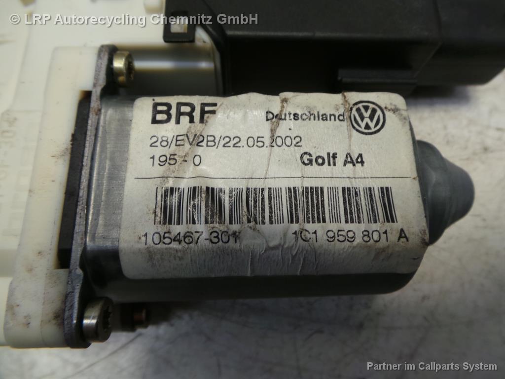 VW Golf 4 IV BJ 2003 Fensterhebermotor vorn links 1C1959801A