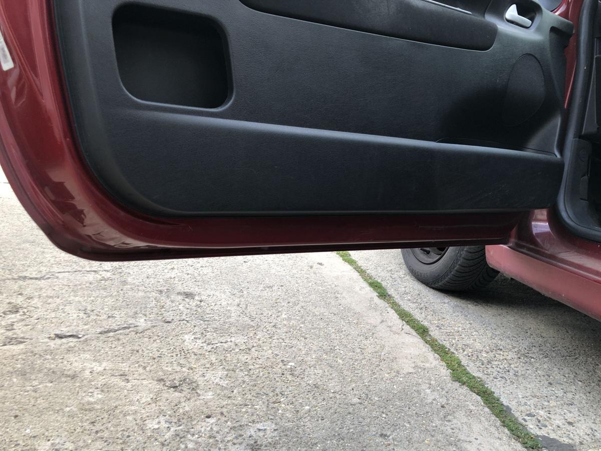 Peugeot 207 WA WC T&uuml;r vorn links Fahrert&uuml;r 3trg Rohbau KJC Rouge Erythree Nacre
