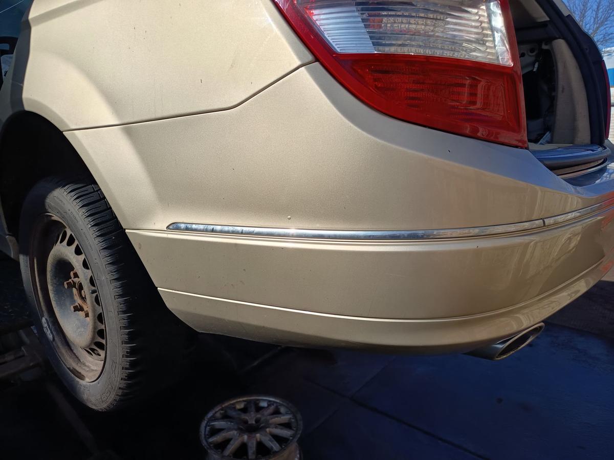 Mercedes S204 T-Modell orig Sto&szlig;stange F&auml;nger hinten Heck 794 Perlbeige Bj 2009