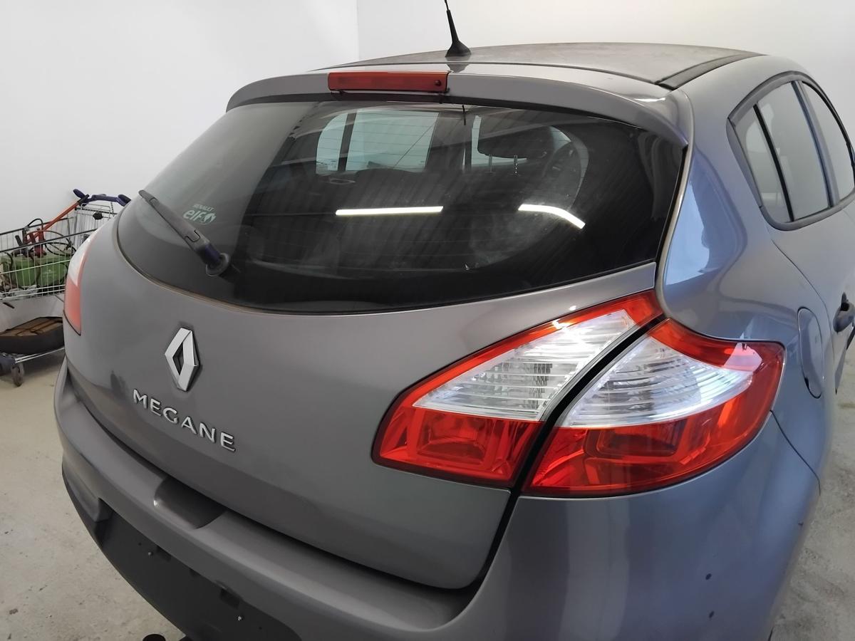 Renault Megane 3 Flie&szlig;heck Heckklappe TEKNG Gris Cassiop&eacute; mit Heckscheibe BJ2011