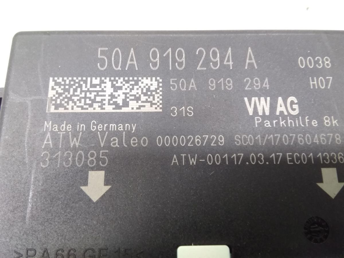 VW Passat 3G B8 original Steuerger&auml;t Parkhilfe PDC 5Q0919294A Bj.2017