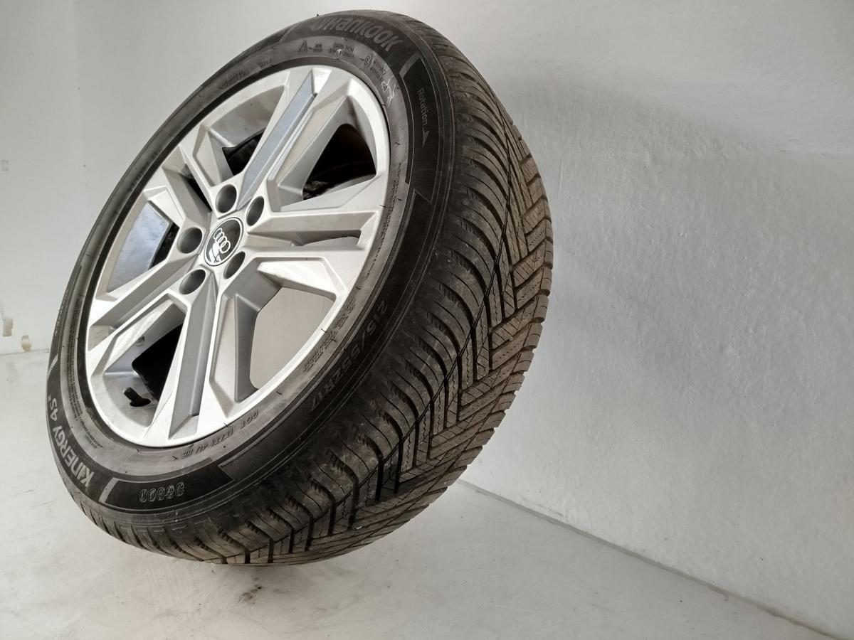 Audi Q2 Typ AG Komplettrad mit Alufelge 7x17 ET45 Allwetter Hankook 215 55 17