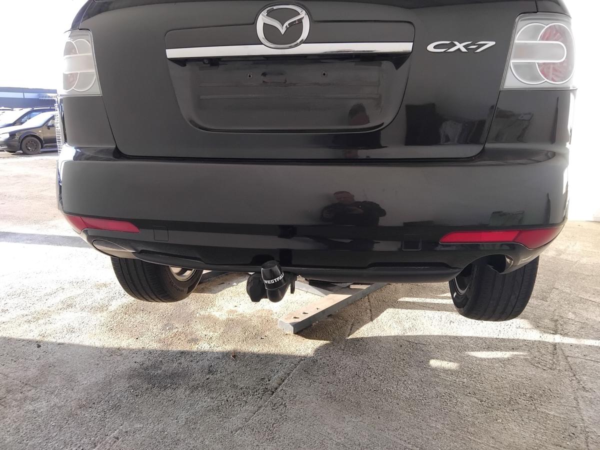 Mazda CX-7 ER Facelift original Stossf&auml;nger Sto&szlig;stange hinten schwarzmet. BJ2010