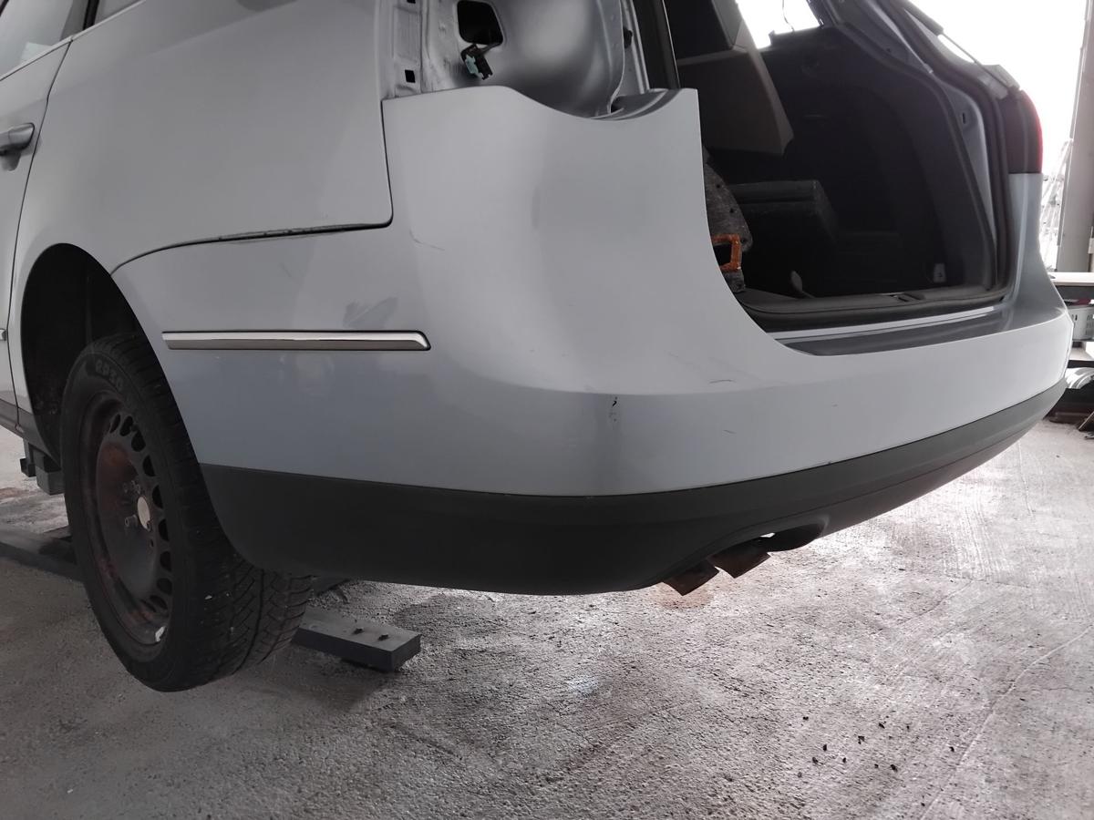 W Passat 3C Variant orig Sto&szlig;stange Stossf&auml;nger hinten BJ2009 LB5M Arcticbluesilver