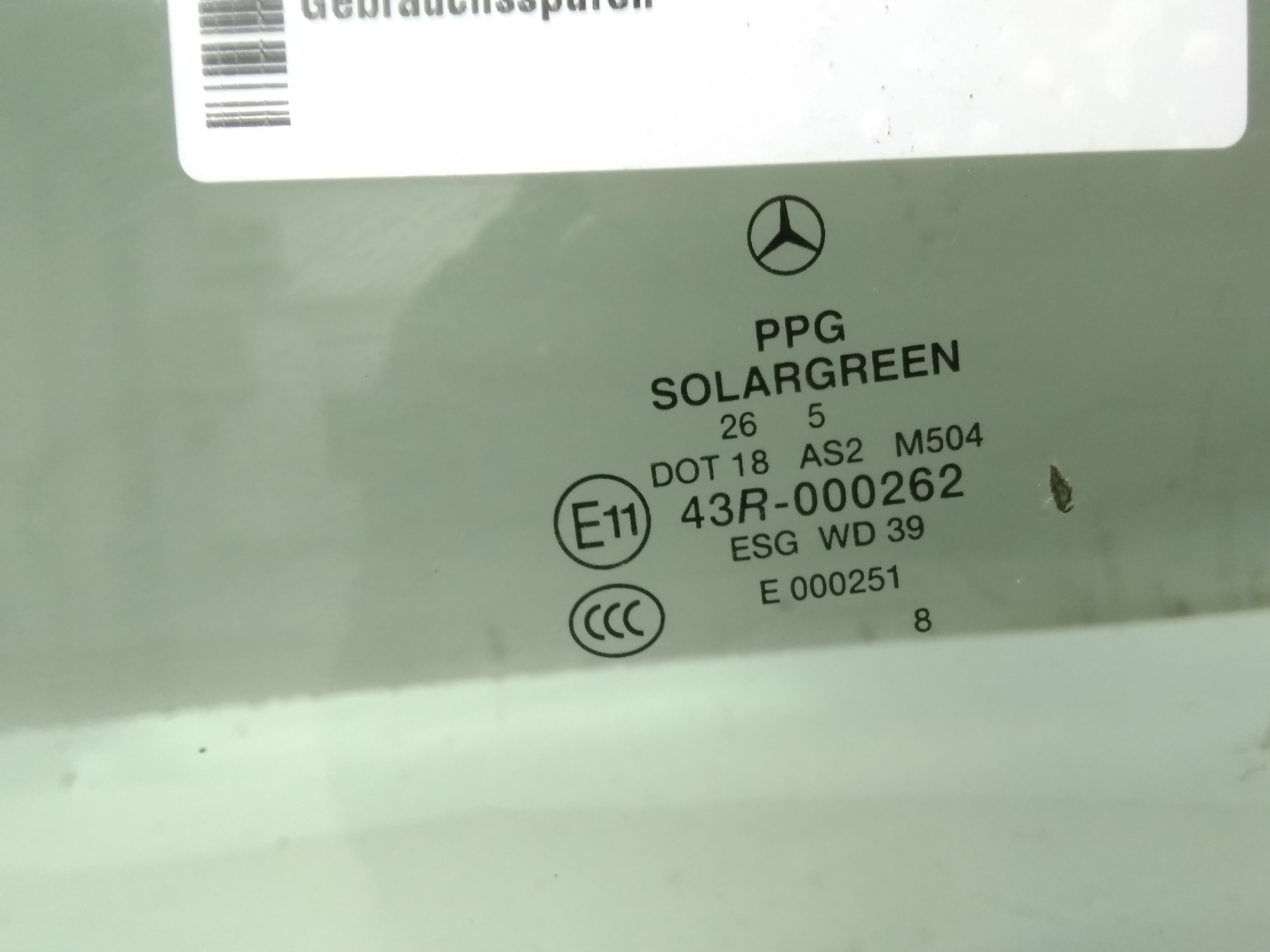 Mercedes R-Klasse W251 Scheibe Türscheibe Tür links vorn BJ2006