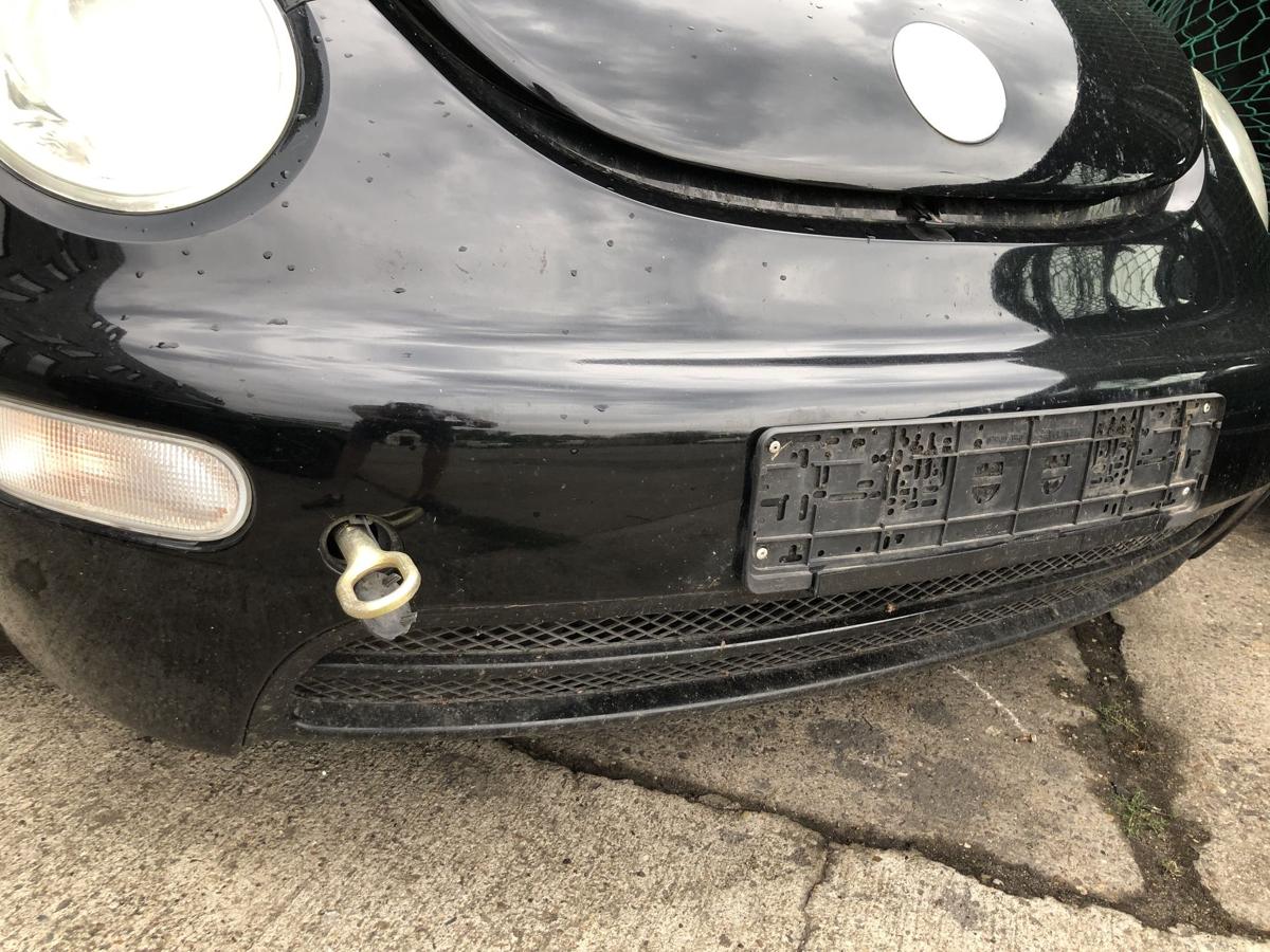 VW New Beetle 9C Stoßfänger vorn Frontschürze ohne NSW L041 Brillantschwarz