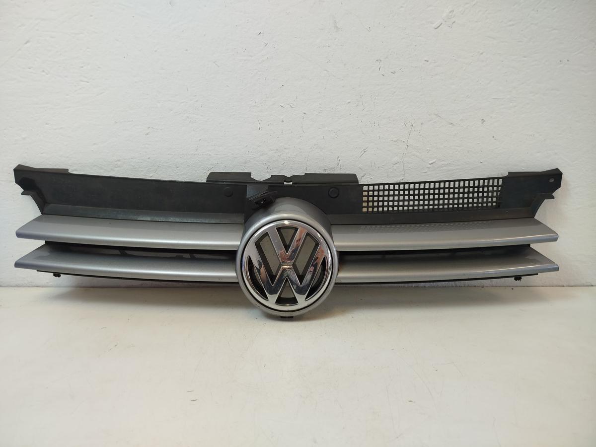 VW Golf 4 IV 1J K&uuml;hlergrill vorn Grill Frontgrill mit VW Logo LD7V Silbergrau