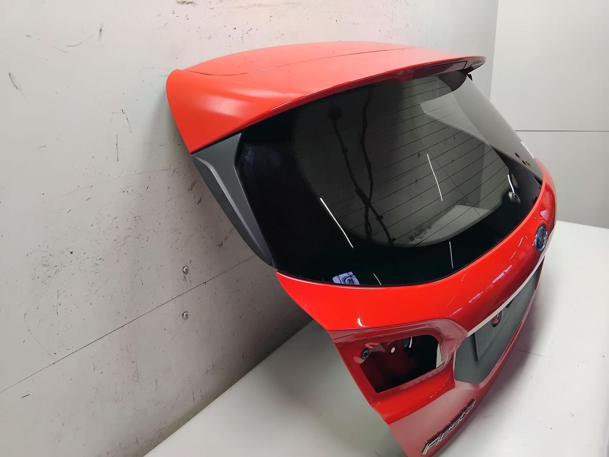Ford Fiesta HJ HF Heckklappe racerot mit Heckscheibe dunkel Bj.2019