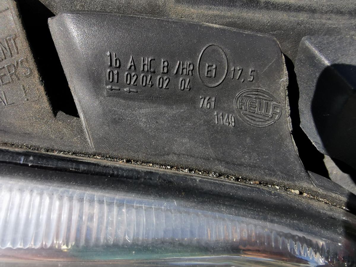 VW Golf IV 1J Scheinwerfer Hauptscheinwerfer vorn rechts Hella ohne NSW