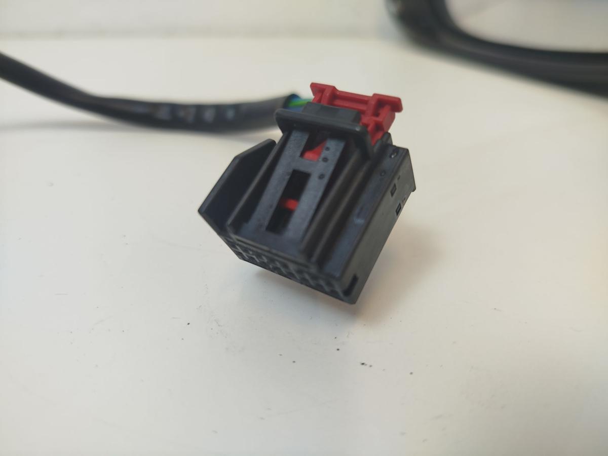 VW Passat 3C Au&szlig;enspiegel links elektrisch R&uuml;ckspiegel anklapp LC8Z Moccabrown