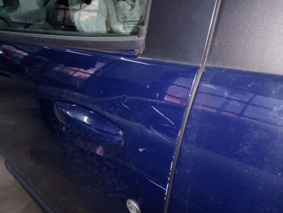 Dacia Lodgy original T&uuml;r vorn links Fahrer D42 Blue Navy Bj 2012