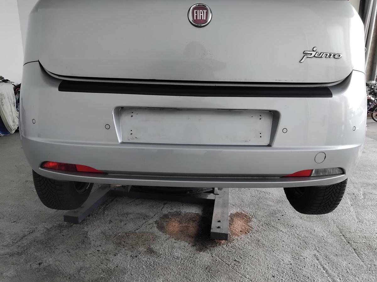 Fiat Grande Punto 199 original Stoßstange Stossfänger hinten PDC BJ2009 589/A Grigio Argento Vivo Metallic