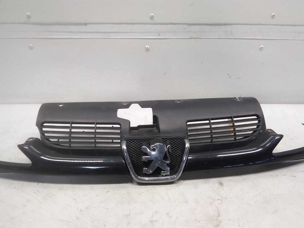 Peugeot 206 Bj.2004 original Grill mit Grillblende schwarzmet. EXL "obsidien"