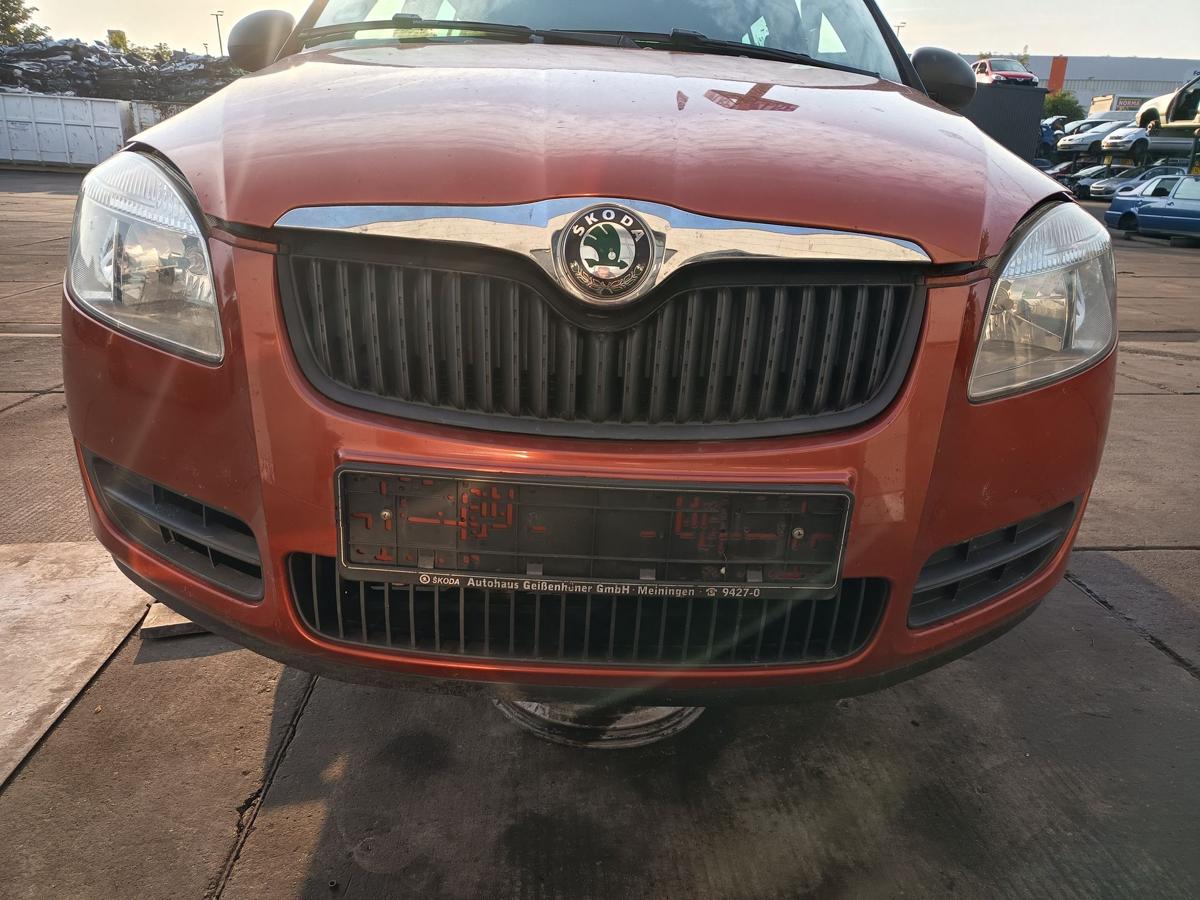 Skoda Fabia 5J original Sto&szlig;stange vorne LF3H Orange Baujahr 2007
