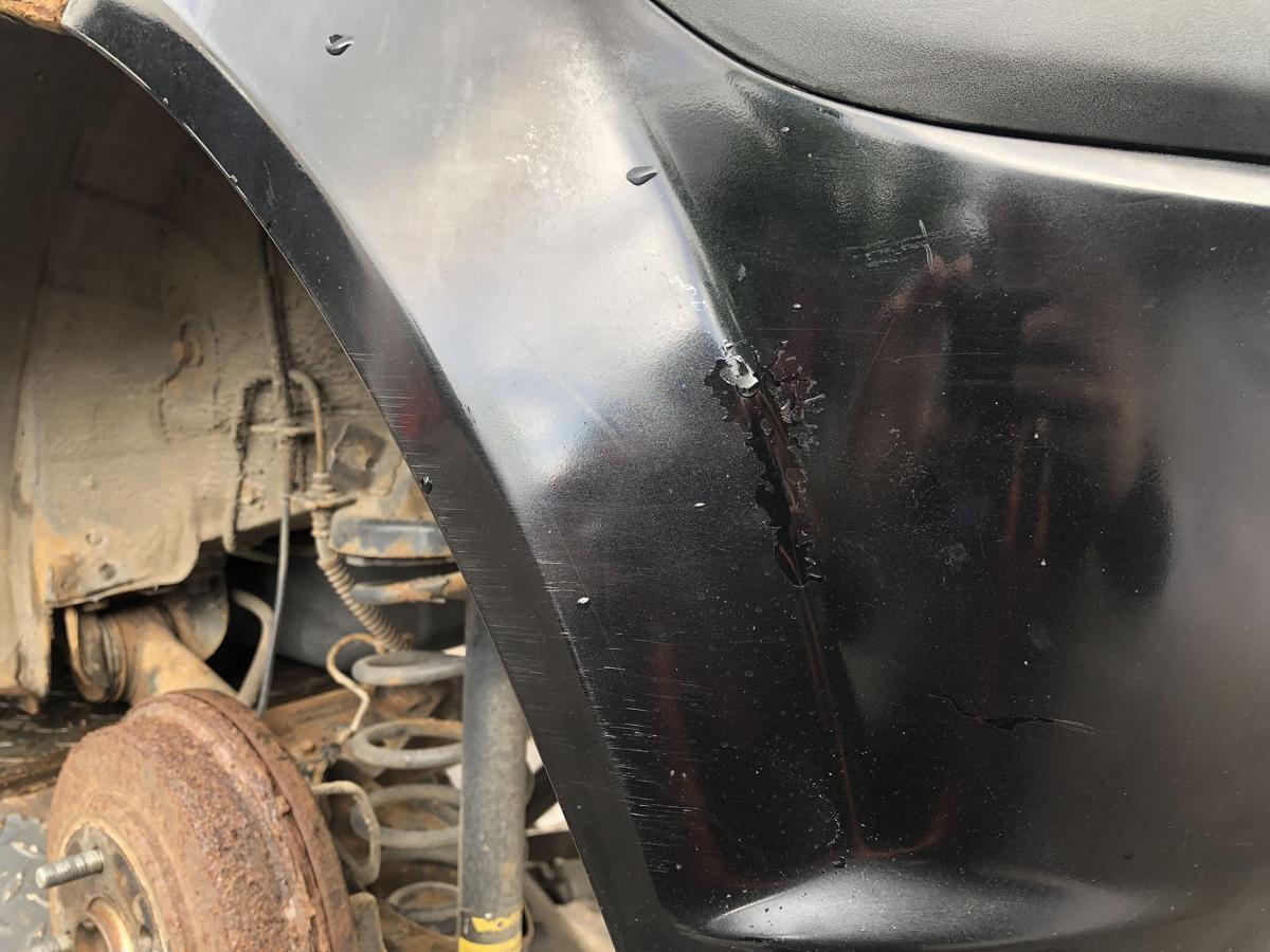 Hyundai Getz original Stoßstange Fänger hinten/Heck EB Obsidianschwarz Bj 2008