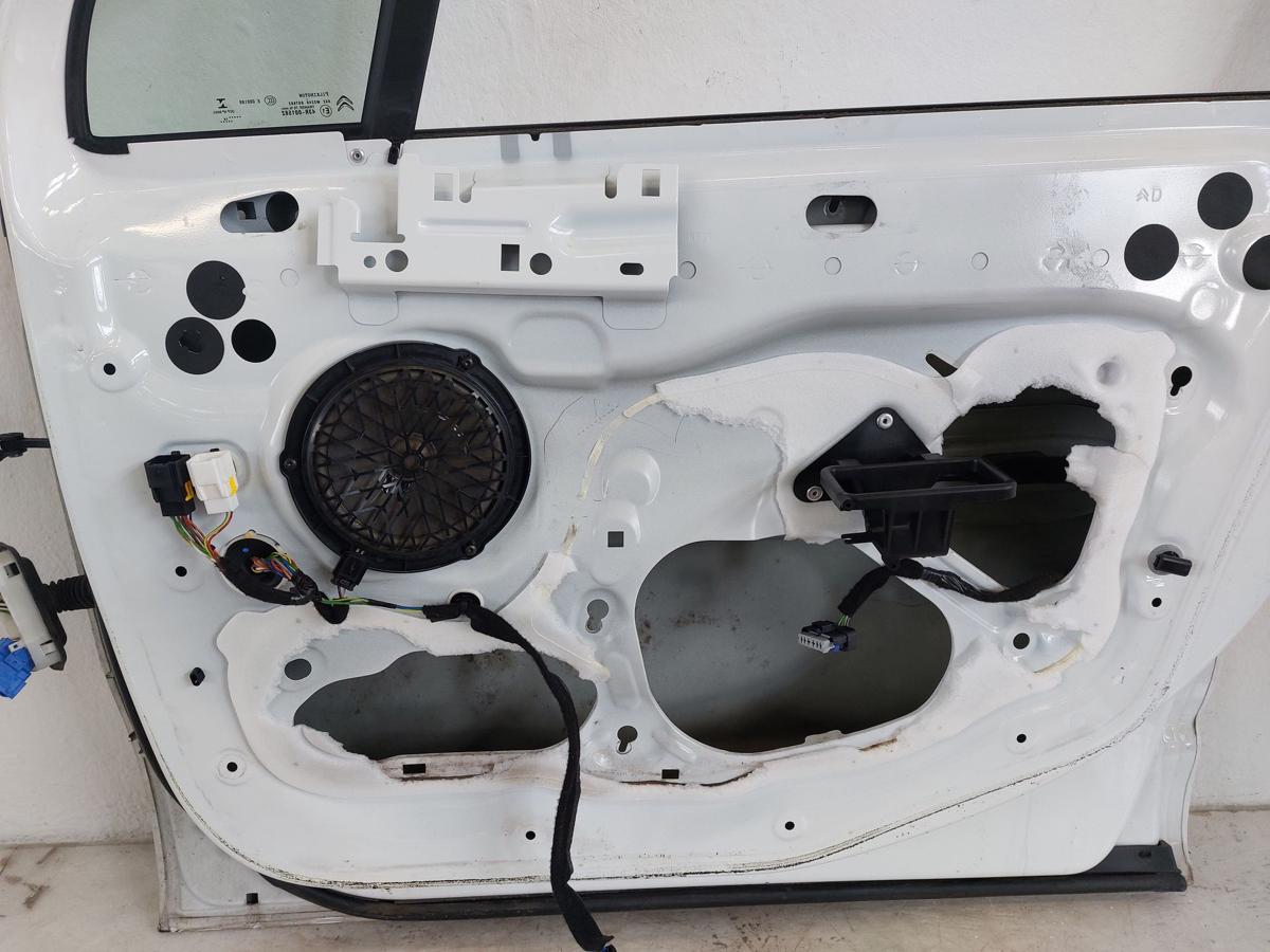 Citroen C4 II Typ N T&uuml;r vorn rechts Beifahrert&uuml;r im Rohbau EWP weiss Banquise