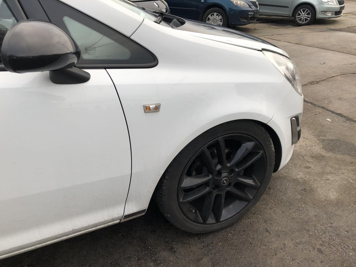 Opel Corsa D 06-14 Kotfl&uuml;gel rechts GFO Casablancaweiss Fender Radabdeckung