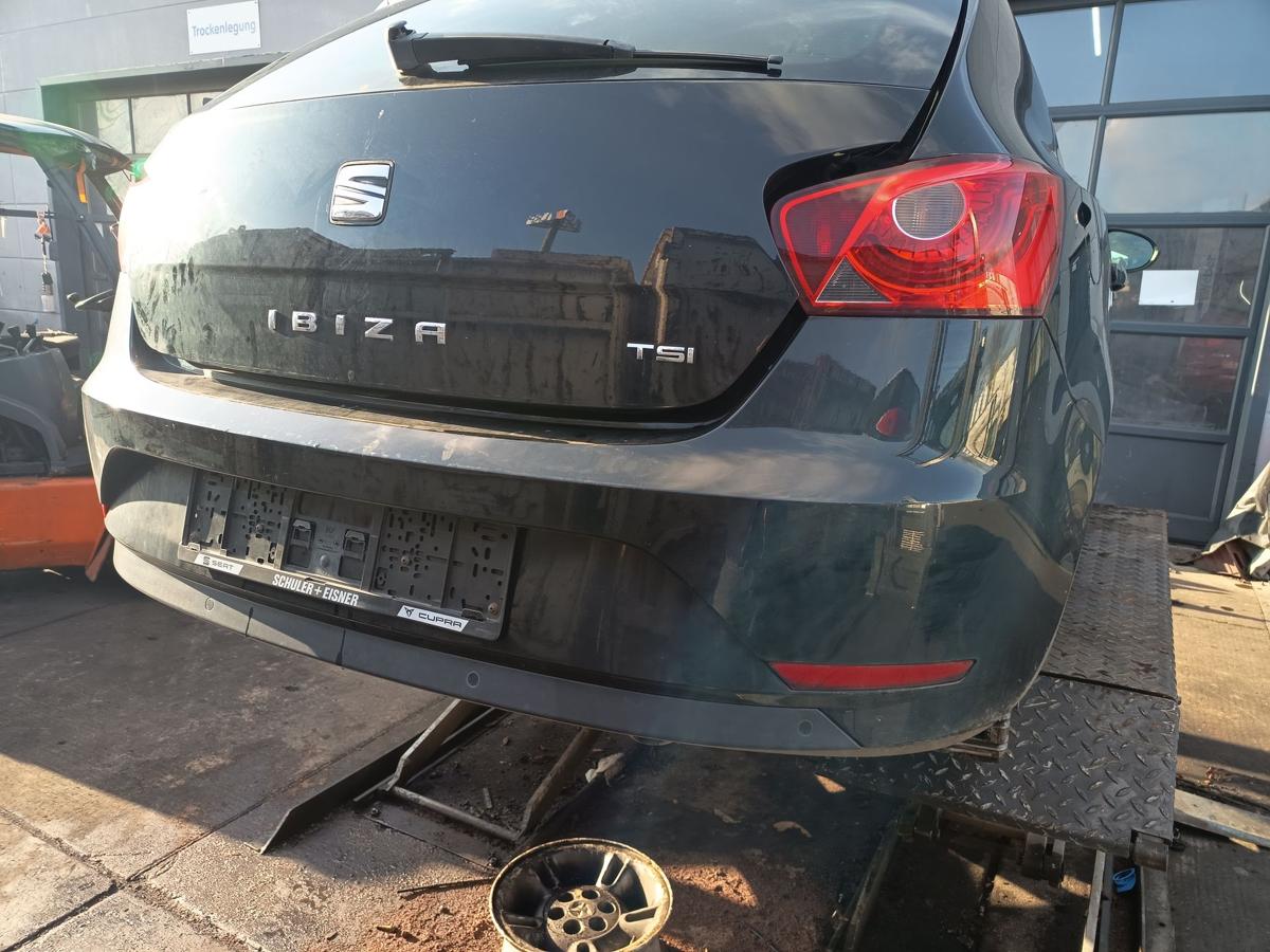 Seat Ibiza 6J orig Sto&szlig;stange hinten Sto&szlig;f&auml;nger 5trg LY9T Schwarz Facelift ab12