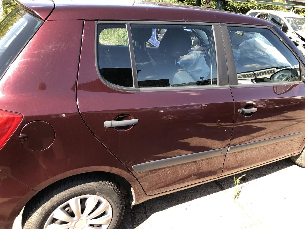 Skoda Fabia 5J Tür hinten rechts Fondtür 5trg Rohbau 9893 LF3X Rosso Brunello