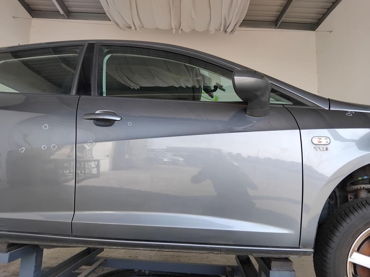 Seat Ibiza IV 6J Tür vorn rechts Beifahrertür 5-Türer LX7R lavagrau BJ2012