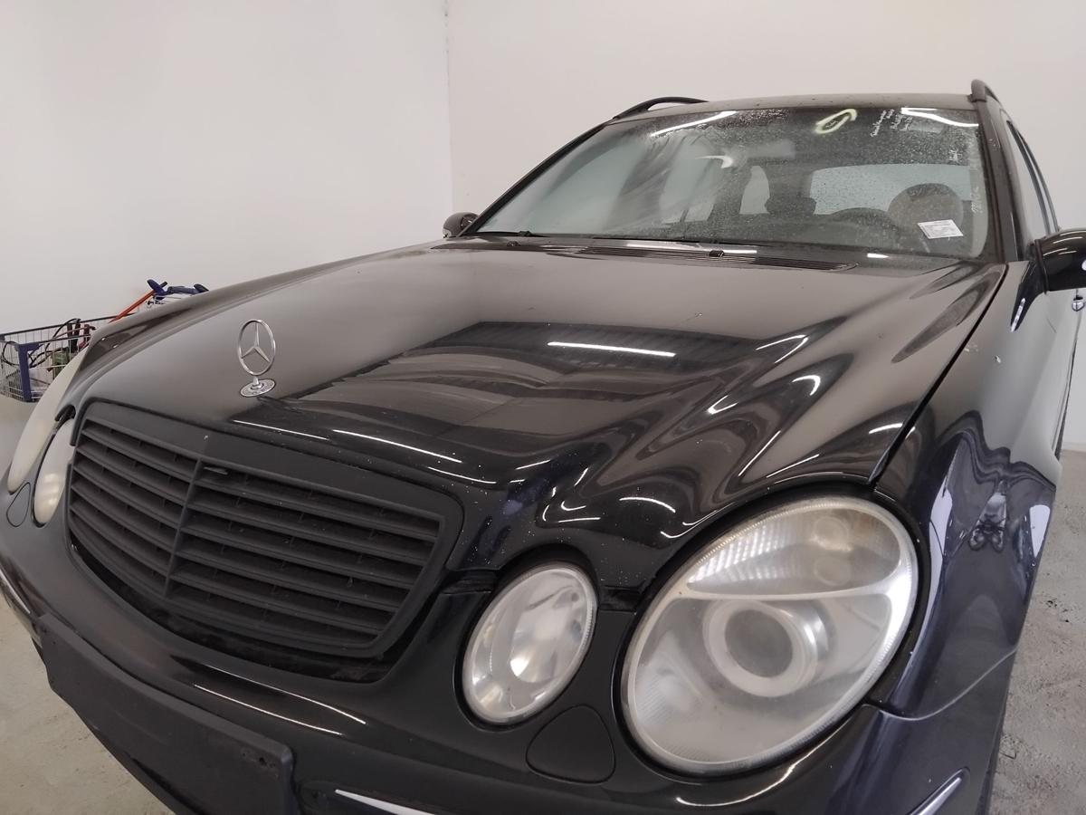 Mercedes E-Klasse 211 original Motorhaube Deckel vorn schwarz uni 040 BJ2004