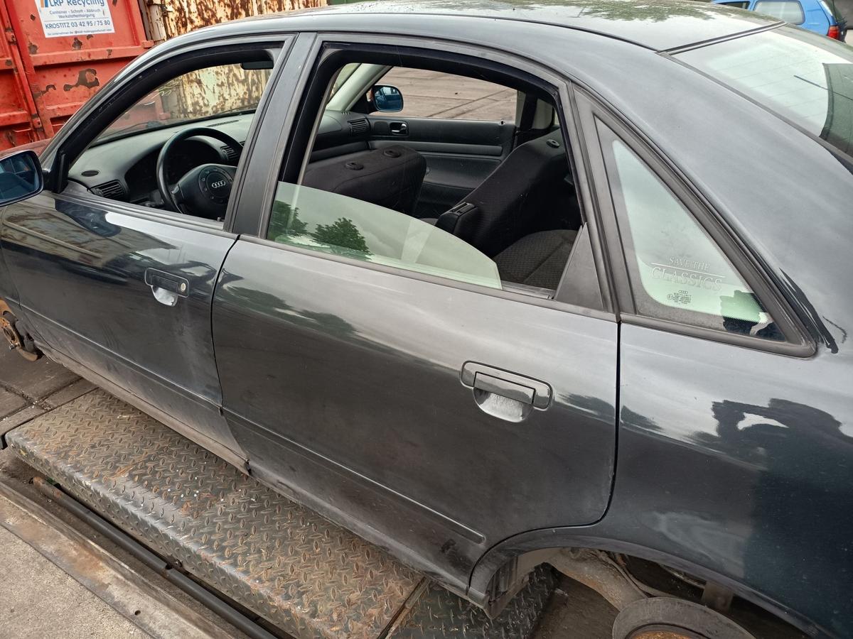 Audi A4 B5 Limo original T&uuml;r Roht&uuml;r hinten links LZ9U Vulkanschwarz Bj 1997