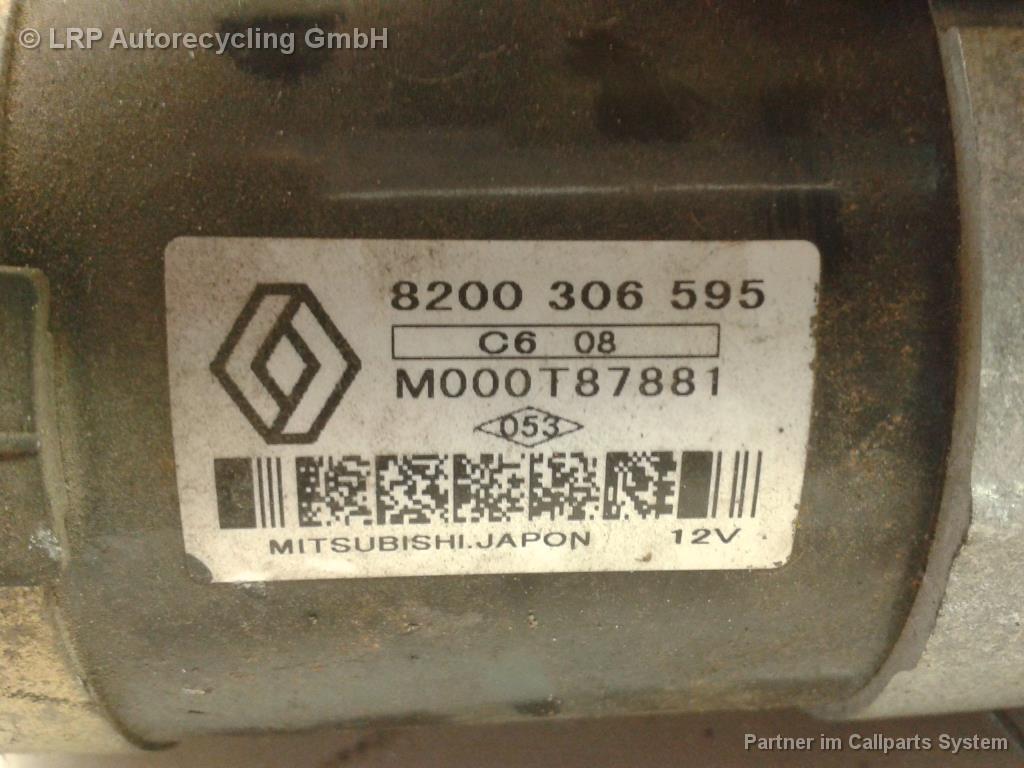 Renault Megane 2 Kombi BJ2006 original Anlasser Starter M000T87881 MITSUBISHI 1.5 78kw K9KP732 Schalter