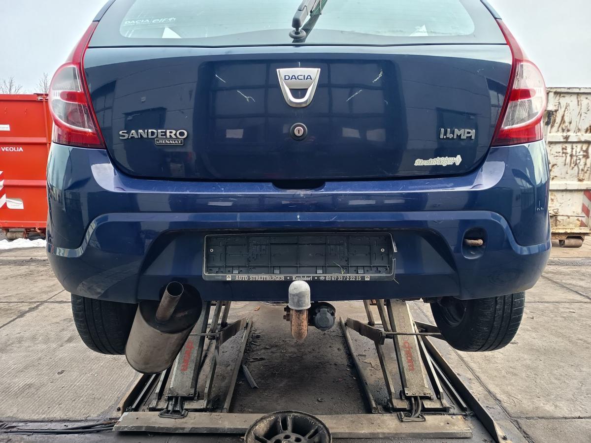 Dacia Sandero 1 original Sto&szlig;stange F&auml;nger hinten Heck 61H Blue marine Bj 2009