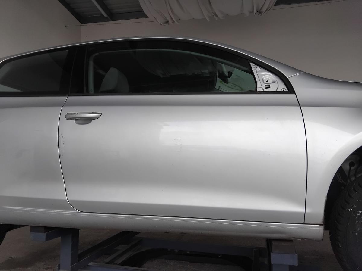 VW Golf 6 Tür vorn rechts Beifahrertür LA7W reflexsilbermetallic 3-Türer BJ2009