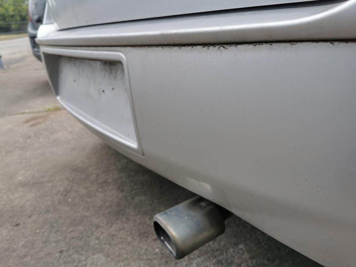 Mitsubishi Colt Z30 Stossfänger Stossstange Bumper hinten A50 Pure Silver 5trg